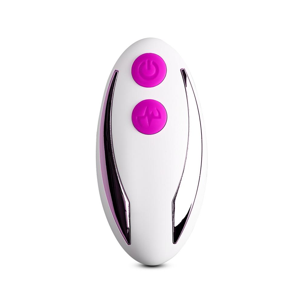 Remote Control 9-Speed Purple Color Silicone Vibrator with Magnet ( Stick On Underwear )