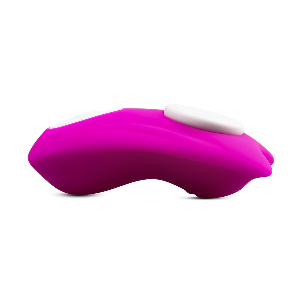 Remote Control 9-Speed Purple Color Silicone Vibrator with Magnet ( Stick On Underwear )