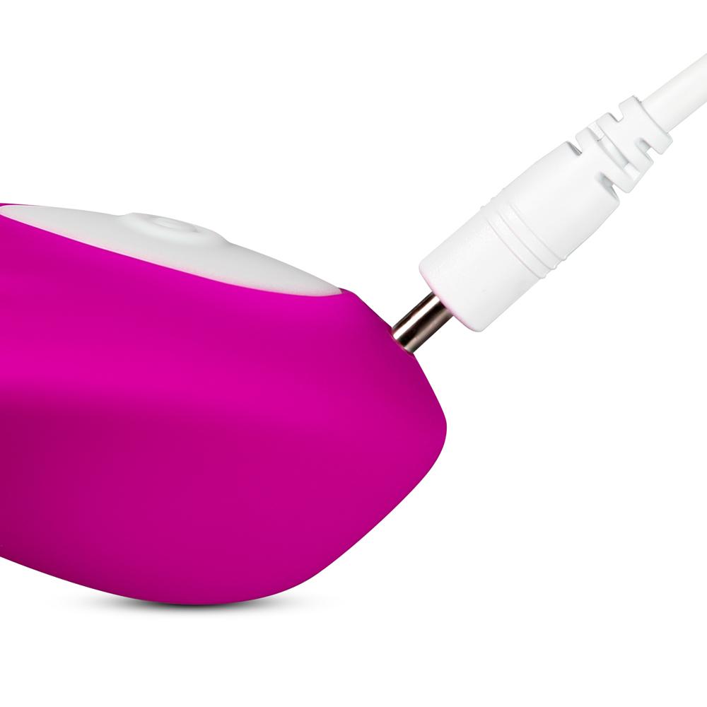 Remote Control 9-Speed Purple Color Silicone Vibrator with Magnet ( Stick On Underwear )