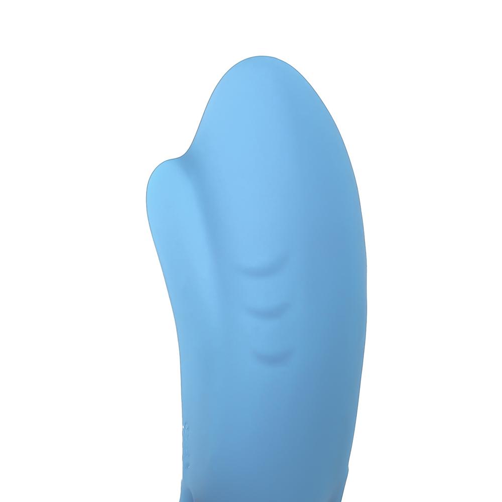 Remote Control 9 Speeds Blue Color Silicone Cock Ring