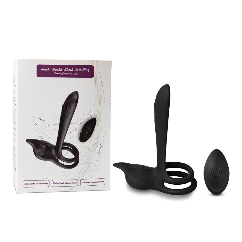 Remote Control Couple Vibrator with Dual Penis Ring