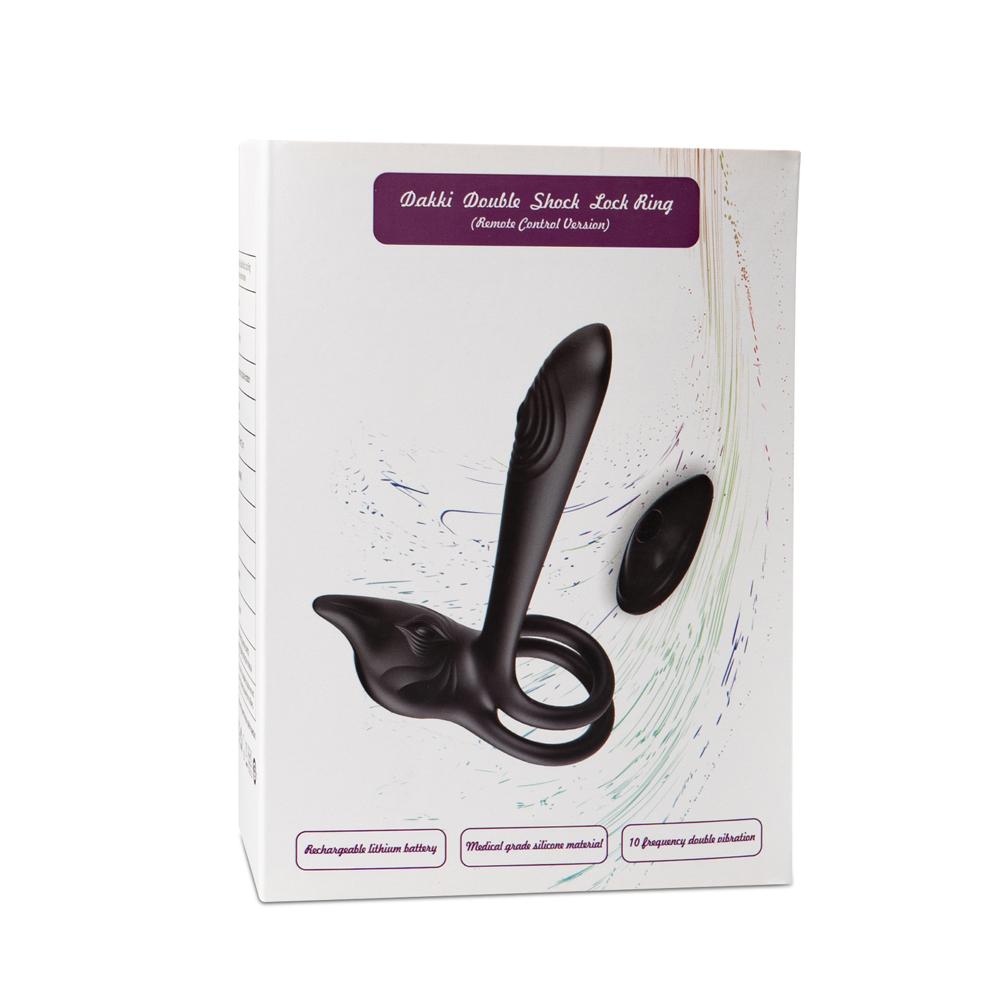 Remote Control Couple Vibrator with Dual Penis Ring