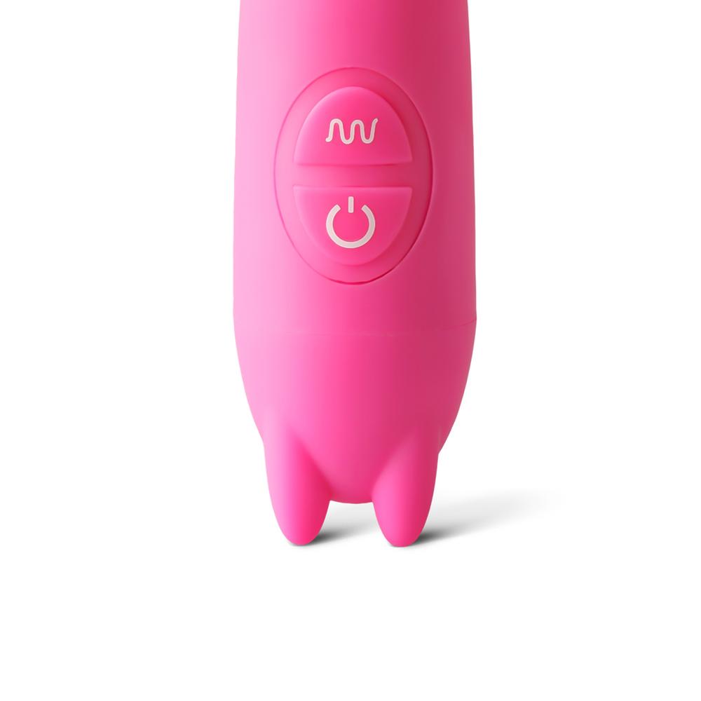 Silicone Magenta Bunny Vibrator ( 10 Models Vibration )