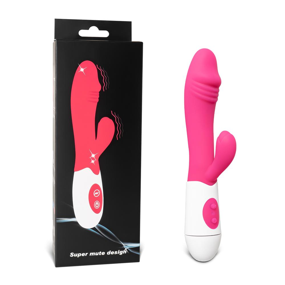 Silicone Penis G-Spot Vibrator ( Dual Motors )