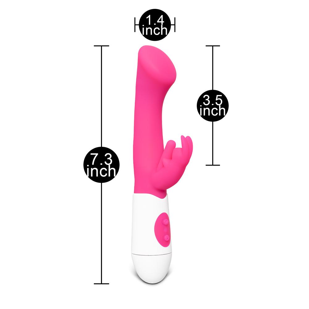 Silicone Rabbit G-Spot Vibrator ( Dual Motors )