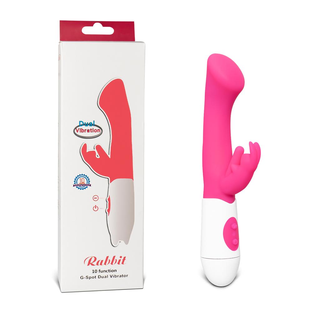 Silicone Rabbit G-Spot Vibrator ( Dual Motors )