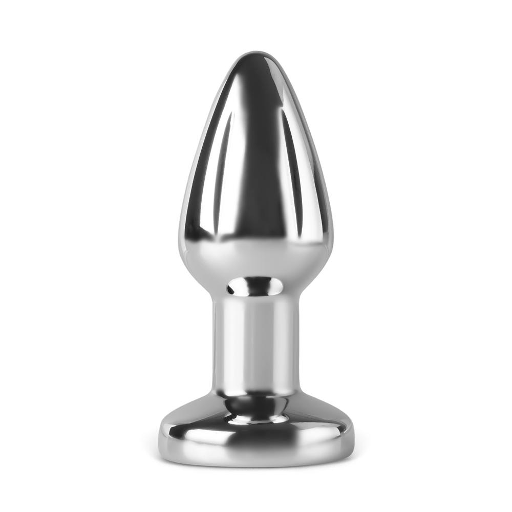 Silver Color 9-Speed App-Controlled Vibrating Metal Plug