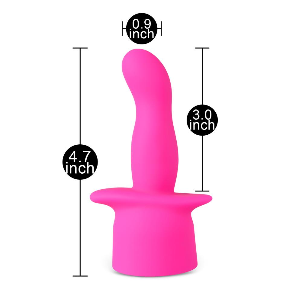 Small Size Silicone Pink G-Spot Wand Attachment