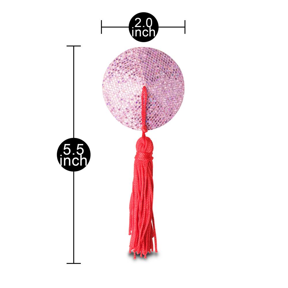 Sparkling Pink Nipple Tassels