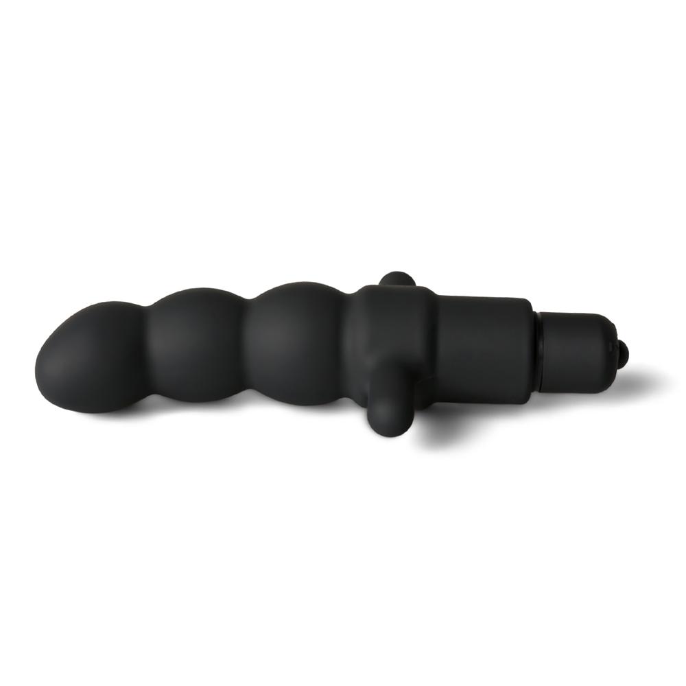 Super Deal Black Silicone Vibrator II