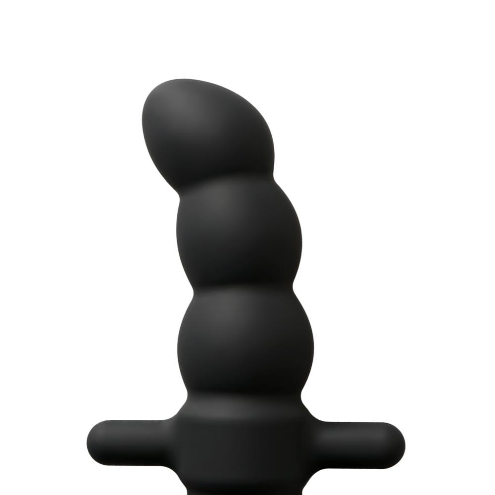 Super Deal Black Silicone Vibrator II