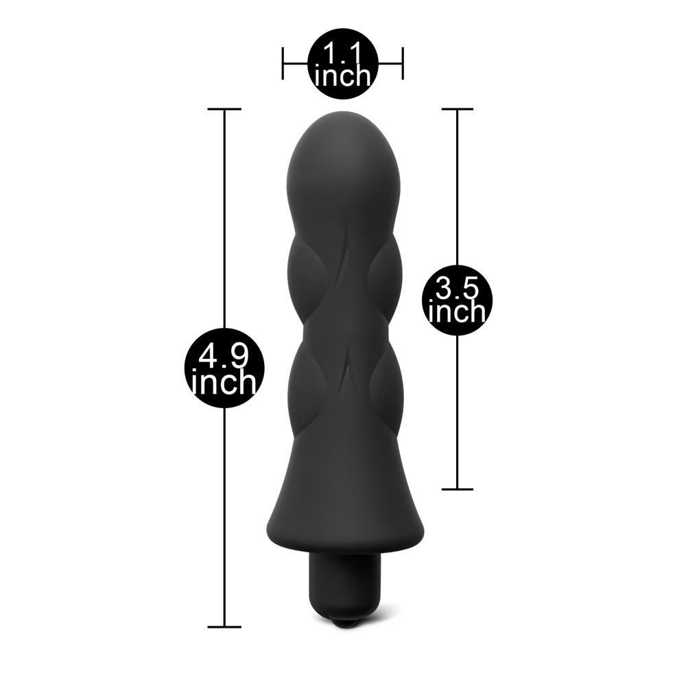 Super Deal Black Silicone Vibrator III