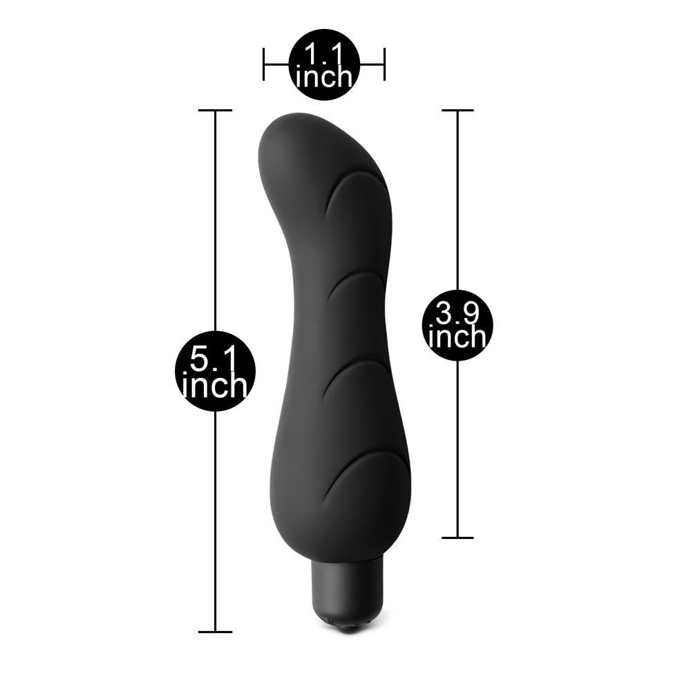 Super Deal Black Silicone Vibrator IV