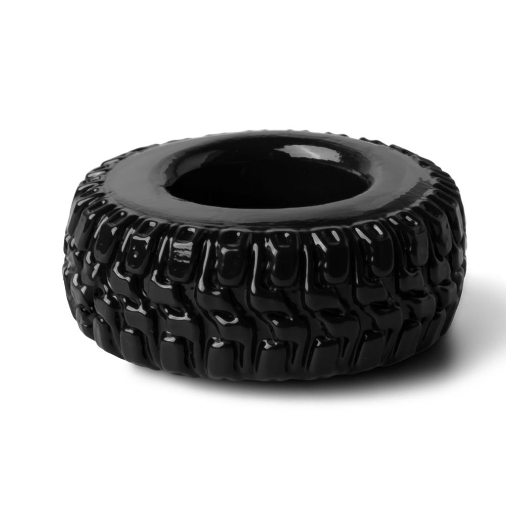 Tyre Shape Black Color Cock Ring