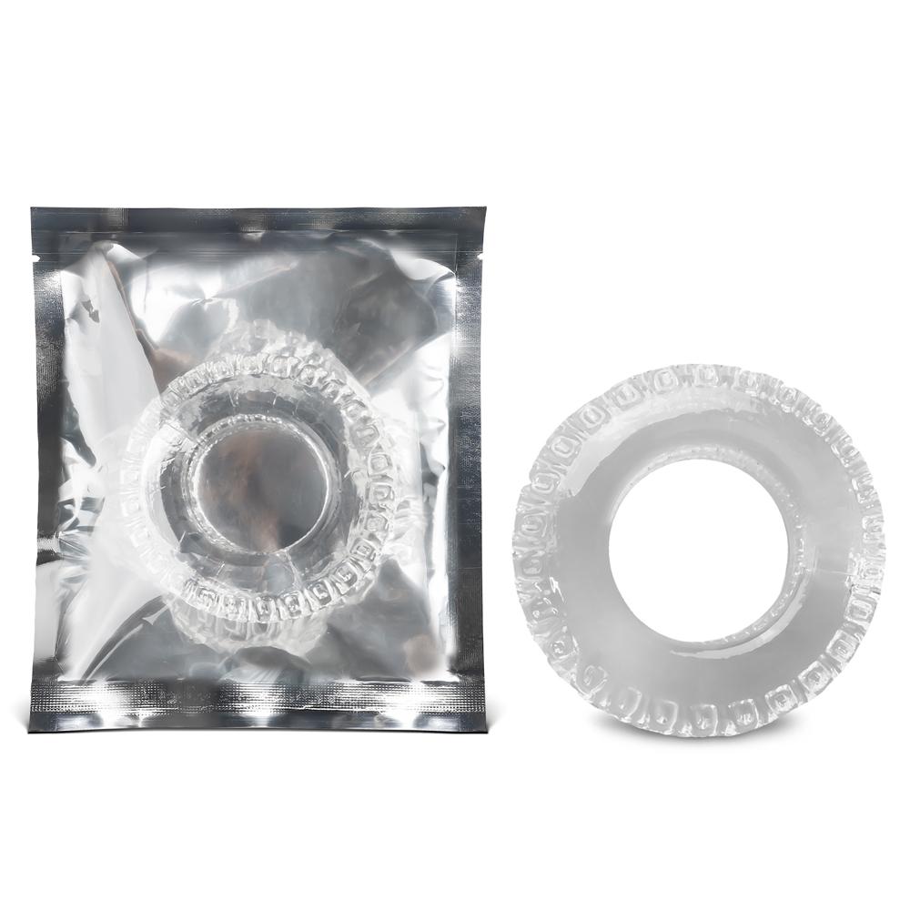 Tyre Shape Clear Color Cock Ring