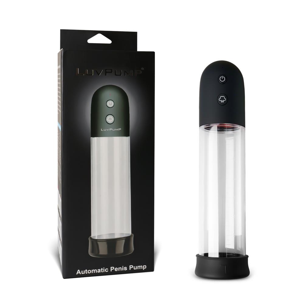 USB Port Rechargeable Automatic Penis Pump with Black Sleeve ( Free Cock Ring )