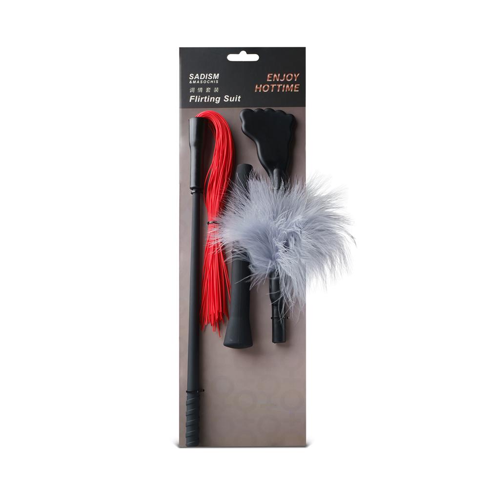 Whip & Paddle & Feather Tickler Kit