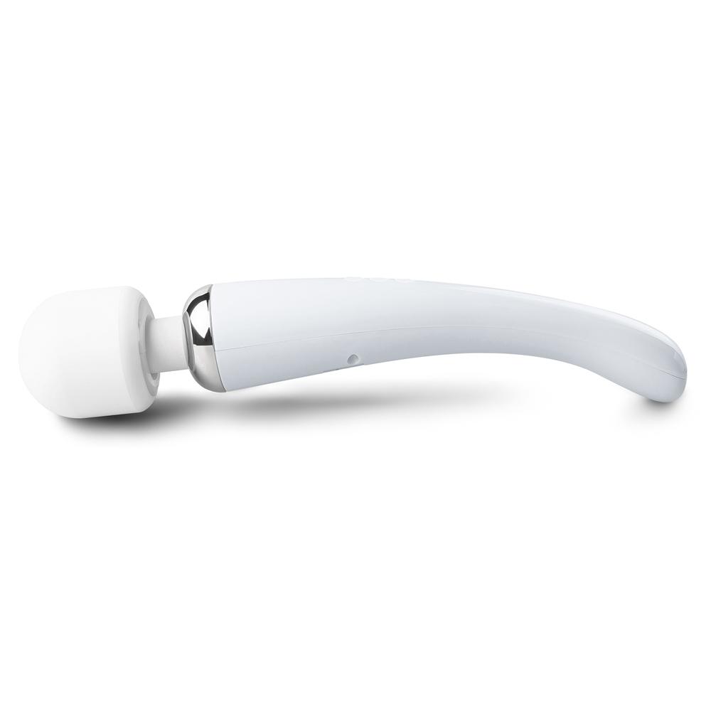 White Color 20-Mode Whisper Quiet Wand Massager (USB Recharging)