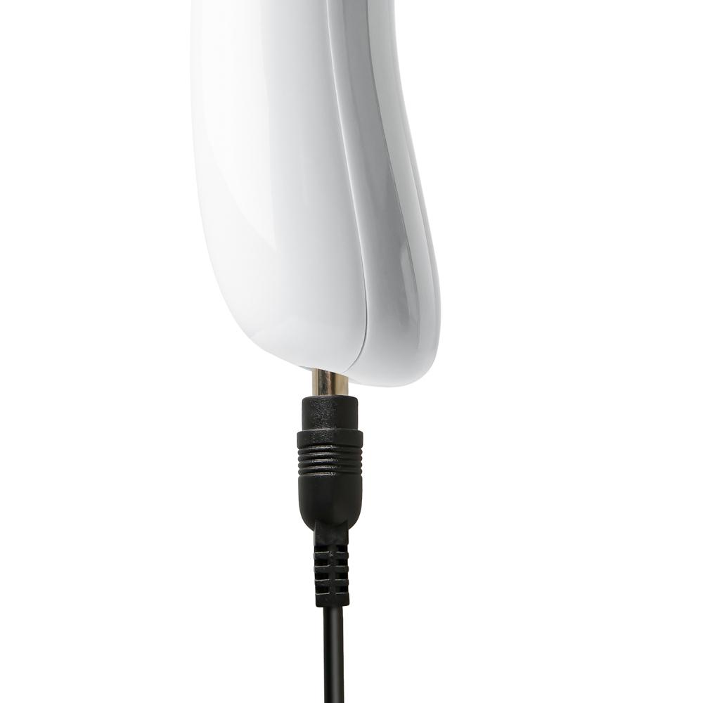 White Color 20-Mode Whisper Quiet Wand Massager (USB Recharging)