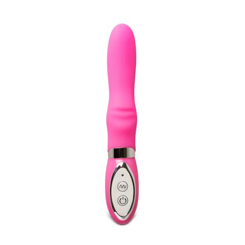 10-Mode Silicone Pink Color Waterproof  Classic Vibrator