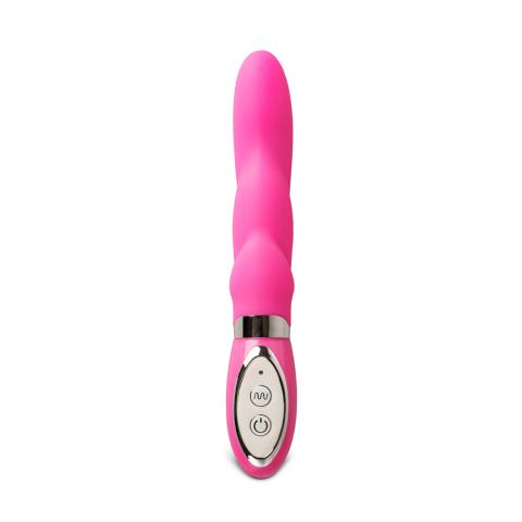 10-Mode Silicone Pink Waterproof G-Spot Vibrator