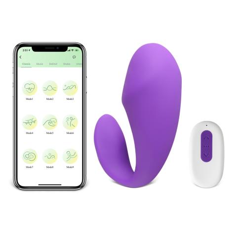 10-Speed APP and Remote Control Couples Vibrator