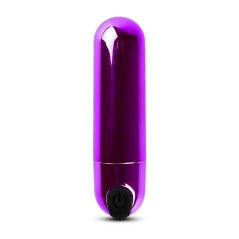 10 Speeds Electroplated Purple Color USB Recharging Vibrating Bullet