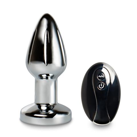 10 Speeds Remote Control Metal Vibrating Butt Plug ( 2.8'' )