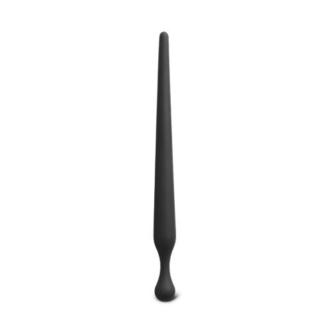 3.9'' Black Silicone Penis Plug