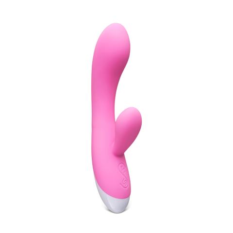 7.49'' Pink 12-Speed Rechargeable Vibrating Silicone Vibrator