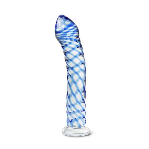 Blue Color Glass Dildo - P07