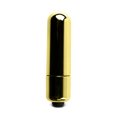 Electroplated Gold Mini Vibrating Bullet