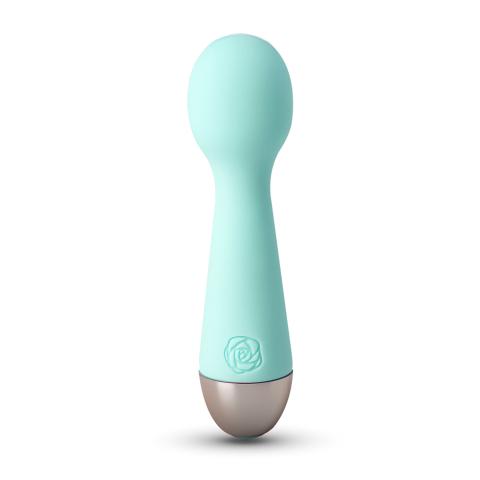 Green Color 10-Speed Mini Vibrating Rechargeable Wand Massager