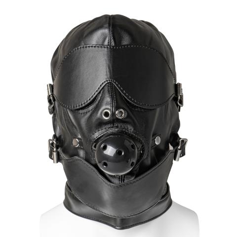 Luxury Mask Hood with Mask and Ball Gag