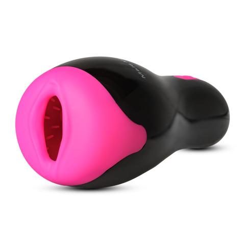 Magenta Color 12-Speed Male Vibrating Masturbator with Heating Function