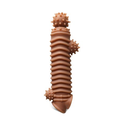 Non-Vibrating Brown Penis Sleeve I - TPE, 7.09'' Length, Waterproof