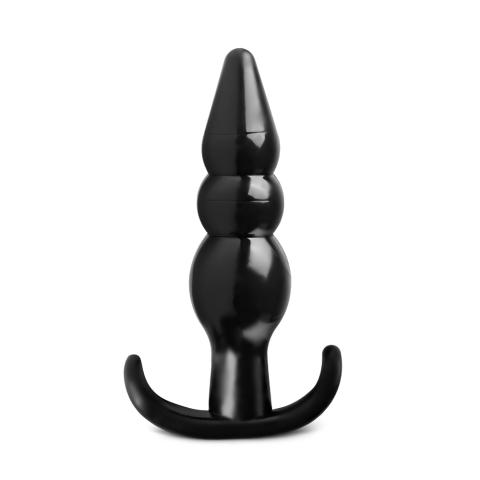 Oh Pleasure Anal Plug with Beads in Black Color