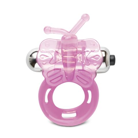 Pink Butterfly Cock Ring