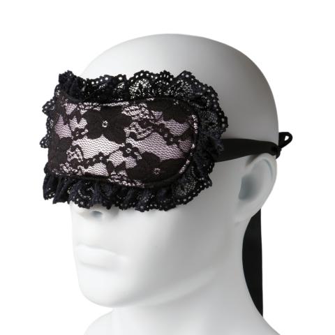 Pink Color Sexy Lace Mask