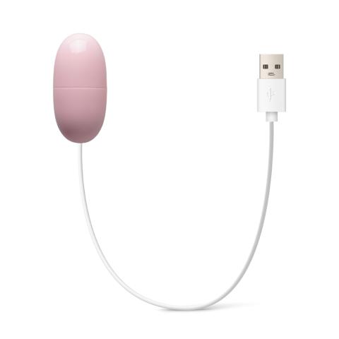 Pink Single-Speed USB-Powered Vibrating Egg (Foil Bag)