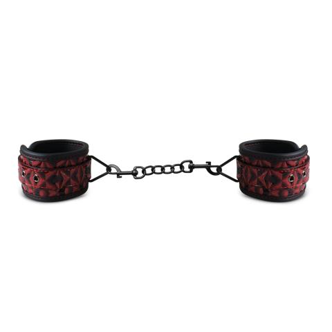 Red Color Embossed Handcuffs