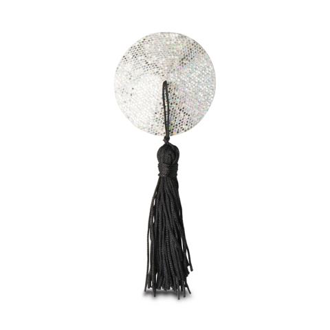 Sparkling Silver Nipple Tassels