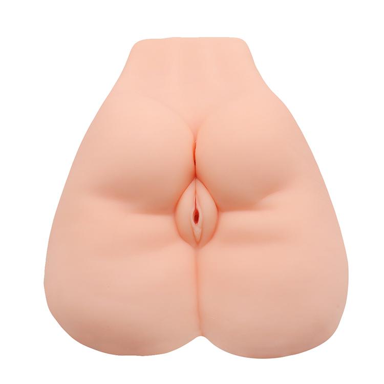 Super soft and realistic Ass, with a large buttocks in proportion to the real person dual channel (vaginal, anal) 3kg