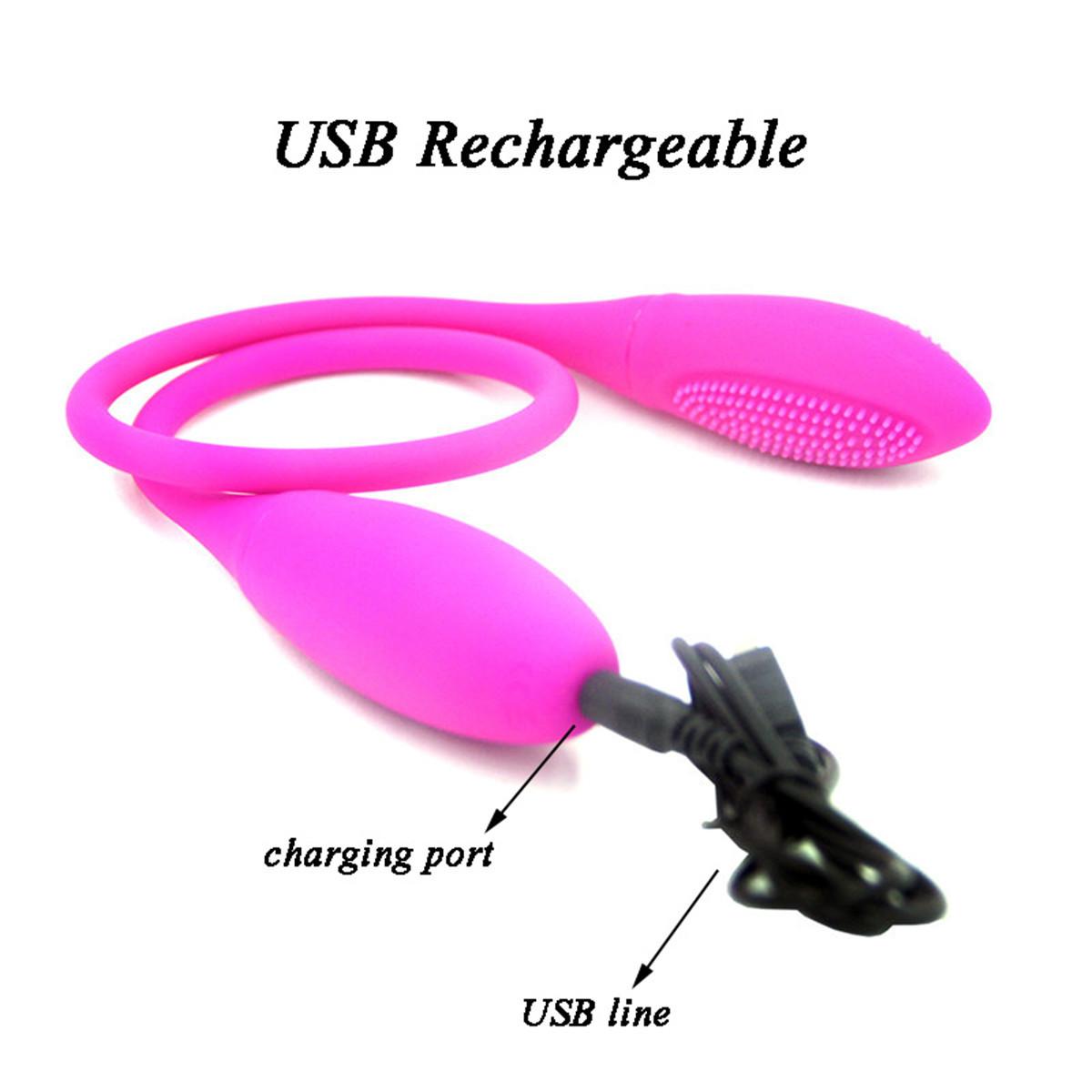 USB charging dual 7-frequency vibrating rod